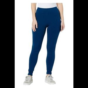 Rhonda Shear Flat Front Legging Navy - Regular